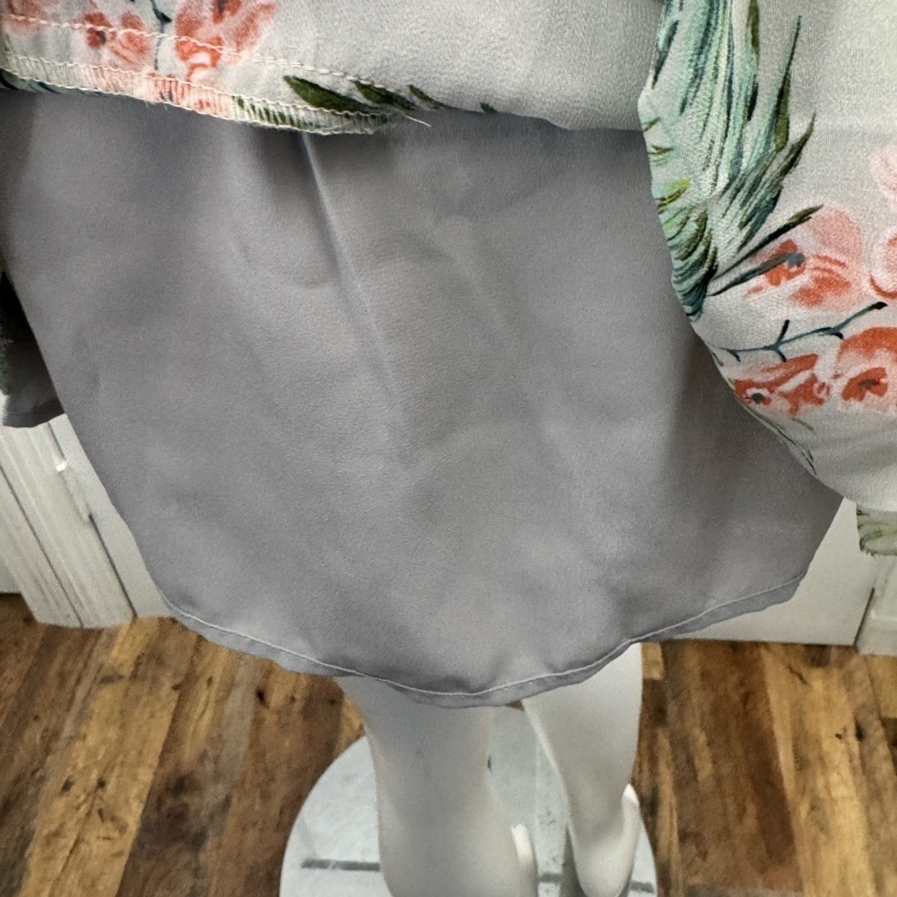 Lost + Wander Tropical Floral Tiered Ruffle Mini Skirt NWT Resort Boho XS, M NWT - Picture 9 of 14